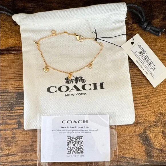 Coach dainty Gold Charm Bracelet - Picture 3 of 4